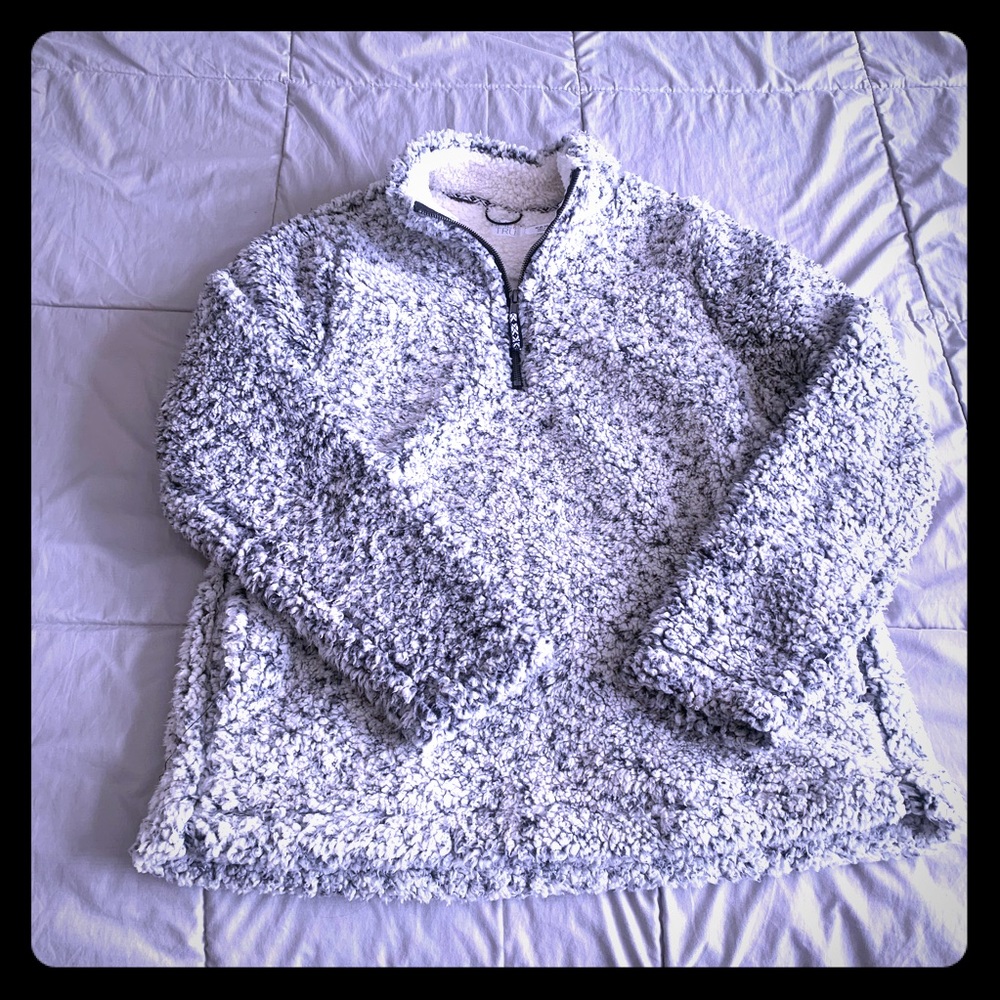 NWOT 1/4 quarter zip fluffy warm pullover